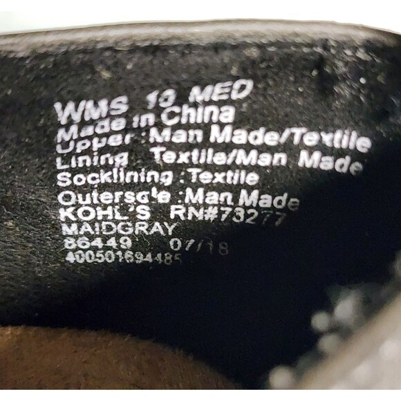 Ortholite Croft & Barrow Gray Maid Heels Gray NWT Size 10 MSRP $59.99 - Picture 10 of 10